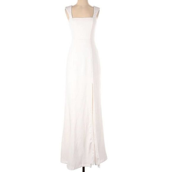 Show Me Your Mumu Paris Gown White Stretch M - Picture 5 of 7